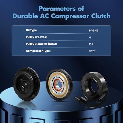 Image of ECCPP A /C Compressor Clutch 2010-2011 for Kia Soul 2.0L AC Clutch