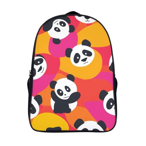Mochila preescolar panda felpa con cierre pectoral para evitar dolores de espalda en niños