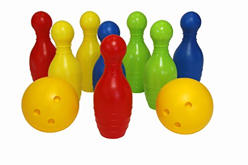 Preisvergleich Produktbild Ondis24 Bowlingset für Kinder, 10-teilig