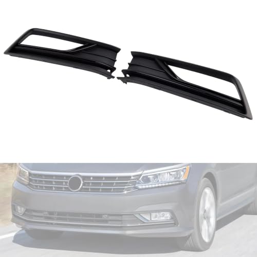 Cubiertas de luz antiniebla para parachoques de Passat B8 SEL con molduras 6