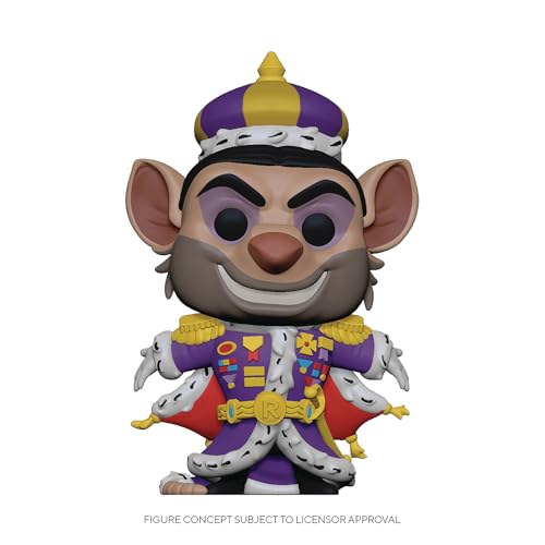 Funko Pop! Disney: Mouse Detective-Professor Ratigan MouseDetective - The Great Mouse Detective - Figura de Vinilo Coleccionable - Idea de Regalo- Mercancia Oficial - Juguetes para Niños y Adultos