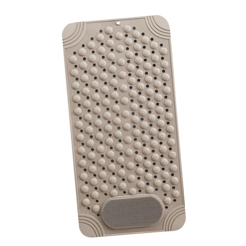 CLISPEED Limpiador De Manchas Drenar SPA Alfombra De Ducha Antideslizante Fregador De Ducha Montado En La Pared Seco Pie Puerta Fuerza Plantar Doble Cara Beige De Polivinilo