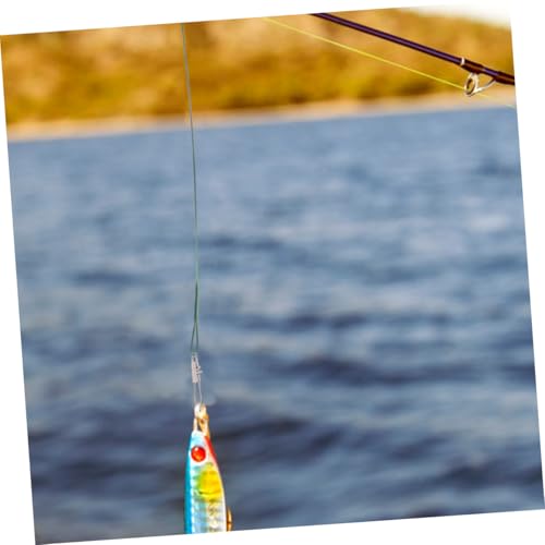 30 Piezas Líderes de Pesca de Acero Bite con Mosquetones Giratorios miniatura 6