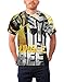 Transformers Officially Licensed Merchandise Bumble Bee Allover Printed T-Shirt (Multicoloured), XX-Large
