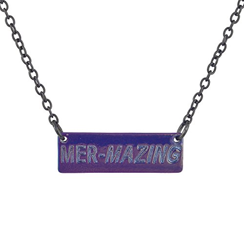 ���b�N�X�A�N�Z�T���[��Colored Engraved mer-mazing�u���[�v���[�g�`�F�[���l�b�N���X