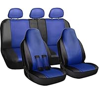 Algopix Similar Product 13 - OxGord Car Seat Cover  PU Leather Two
