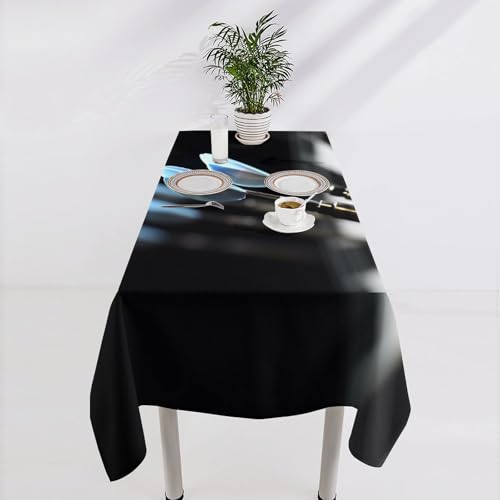 Nappe de table imperméable anti-tache en polyester 300D robuste pour repas - 5