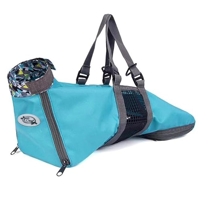 Cinf Cat Nail Clipping Cleaning Grooming Restraint Bag No Scratching Biting for Nail Trimming Injecting Examining(Blue,L)-NEdpzqIq