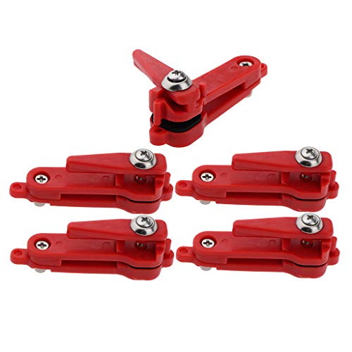 LoveinDIY 5pcs Padded Heavy Tension Snap Release Clip for Weight, Planer Board, Kite
