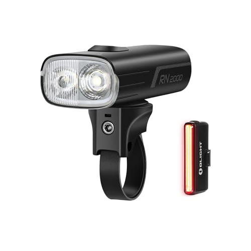 Ensemble de Lampes pour Cyclistes RN 2000 Feu de Vélo SEEMEE 30C Rechargeable