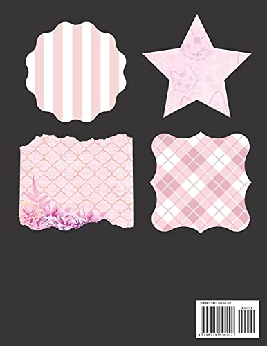 Scrapbook Paper Pad: Baby Girl Collection: 20 Unique Design Background Crafting Sheets (Crafty Harvest Background Papers) image 4