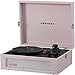 Crosley CR8017B-AM Voyager Vintage Portable Vinyl Record Player Turntable with Bluetooth in/Out and Built-in Speakers, Amethyst