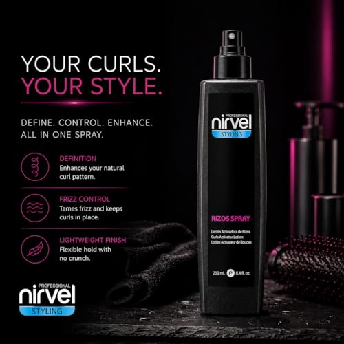 Spray activador de rizos Nirvel Curl Reviver 8.4 fl oz miniatura 6