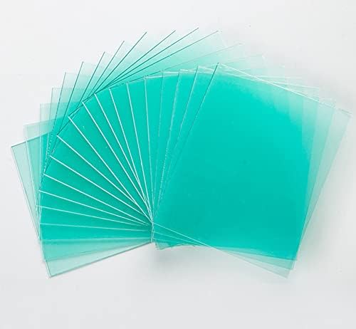 Miniatura 6 de Nuevo 20 piezas de soldadura casco reemplazo lente filtro cubierta 4.33 inx3.54 in para soldadura casco máscara