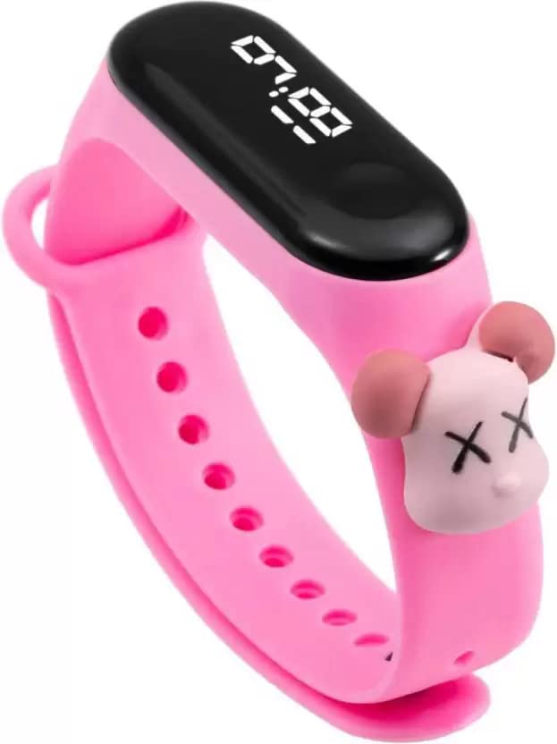 London Creation Oval Shape LED Digital Watch with Cartoon Character - for Boys & Girls (Pink) (B0BSKYMNDJ) Amazon Price History, Amazon Price Tracker