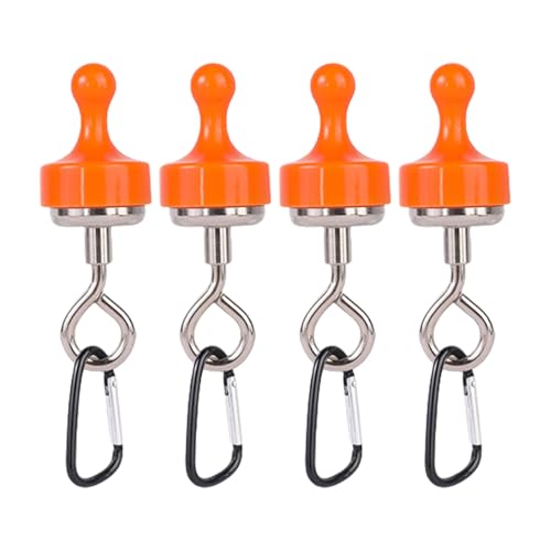 Oxxggkao 4pack Magnetized Tent Fasteners Camping Gears Hanging Hook Adjustable Carabiner Outdoor Accessories