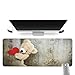 Tappetino Mouse Gaming, 800x400x5mm Mouse Pad Antiscivolo Fondo in Gomma con Bordi Cuciti Impermeabile Tappeto Mouse per Computer e Laptop - Orsetto giocattolo
