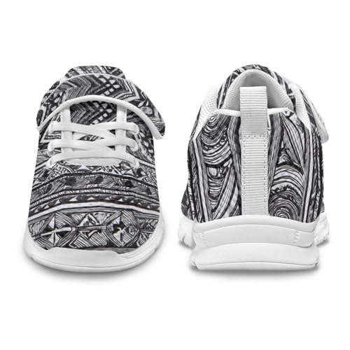 MARSVOVO Fashion Casual Shoes for Boys Girls Elastic Laces Hook and Loop Non Slip Shoes Outdoor Activities Comfortable Sneakers2