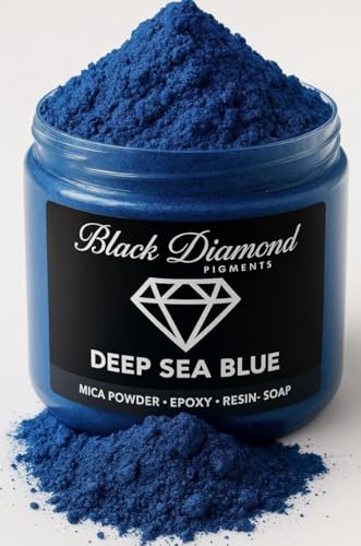 Black Diamond Pigments Deep Blue Sea Mica Pigment