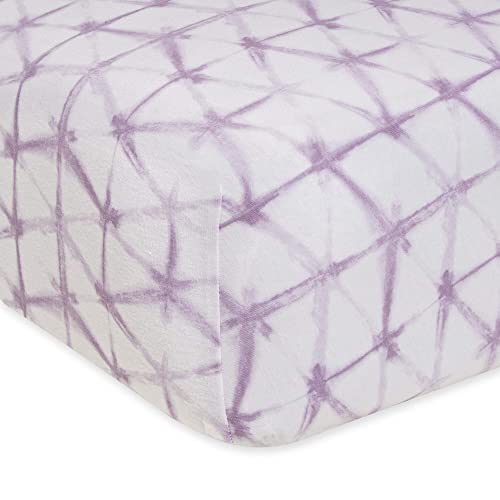 Image of Burt's Bees Baby - Fitted Crib Sheet, Girls & Unisex 100% Organic Cotton