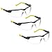 Produktbild 3 x voltX GT Adjustable (2020 Model) Schutzbrille (KLAR), CE EN166FT Zertifiziert, Anti-Beschlag Beschichtung, anpassbarer Bügel, Kratzfest, UV400 Schutz.