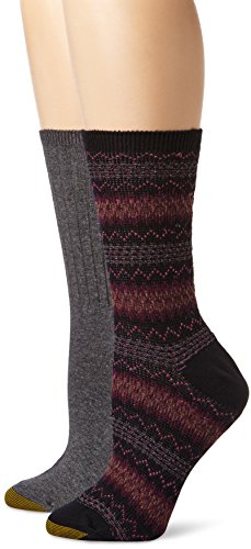 Gold Toe Women's 2-Pair Fairisle Rib Boot