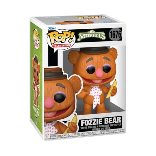 Funko Pop! TV: Muppets - Fozzie BearBear - The Muppets - Figura in Vinile da Collezione - Idea Regalo - Merchandising Ufficiale - Giocattoli per Bambini e Adulti - Comedy Fans