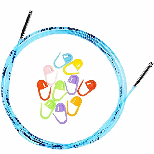 Cordon interchangeables addi Click câble tricot circulaire 120cm pointes Turbo Rocket