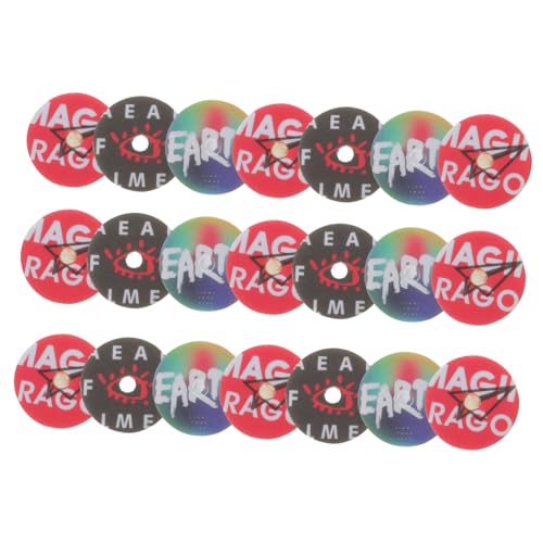 iplusmile 48 Pcs Aromatherapy Tablets Record Player Car Air Freshener Record Player Aroma Refill Pads Car Aromatherapy Pads Turntable Air Freshener for Aroma s Diffuser