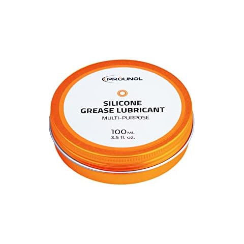 Prounol 100% Silicone Grease, General-Purpose Dielectric Paste, Waterproof HT Rubber Grease (100ml) Cover