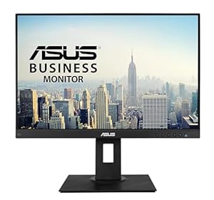 ASUS Business BE24WQLB - 24, 1 Zoll WUXGA Monitor - 16:10 IPS Panel, 1920x1200 - ergonomisch, Pivot, Blaulichtfilter - DisplayPort, HDMI, D-Sub, USB - Rahmenlos