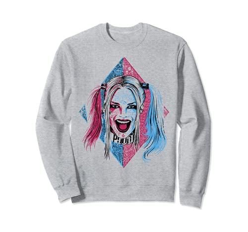 US DC Escuadrón Suicidio Harley Quinn Lil Face 01 Sudadera