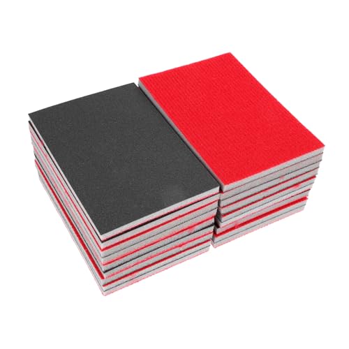 HOLIDYOYO Drywall Sander Sanding Pad 18 Pcs Assorted Grit Foam Sanding Blocks for Wood Metal Plastic Car