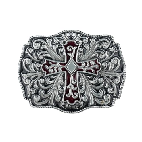 Boucle de ceinture western argentée idée cadeau idéal pour passionné de cowboy