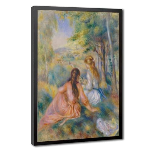 Impression sur toile Renoir In The Meadow cadre mural de salon