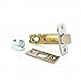 Schlage 16-210 F-Series 1 x 2.25 Inch Triple Option Round Corner, Square Corner,, Satin Chrome