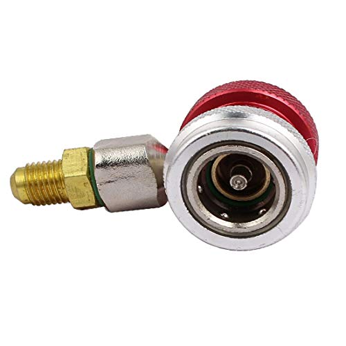 Adaptador de Acoplamiento Rápido para Aire Acondicionado, Conector de Alta Presión Ajustable, Compatible con R134a miniatura 3