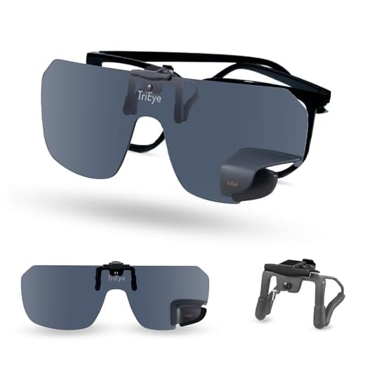 TriEye Clip-On Sunglasses for Cyclists