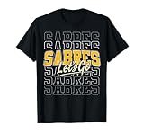 Retro Sabres Gifts for Boys Girls Kids Women Men Vintage Tee T-Shirt