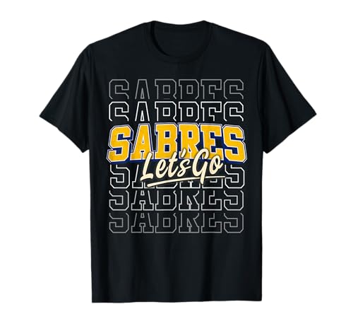 Retro Sabres Gifts for Boys Girls Kids Women Men Vintage Tee T-Shirt