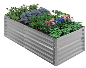 UDPATIO Metall Hochbeet 180x60x90 cm
