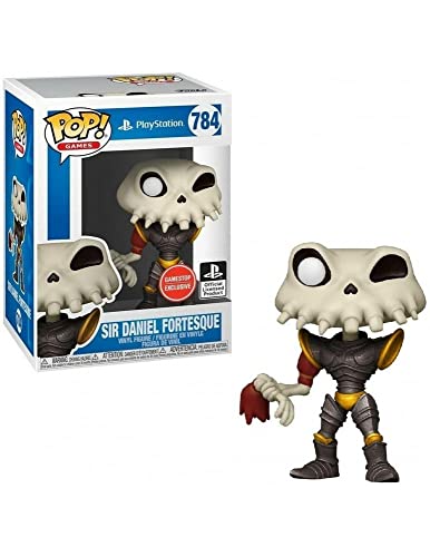 Funko Pop! Medievil 784- Sir Daniel Fortesque Metallic Exclusive Figure