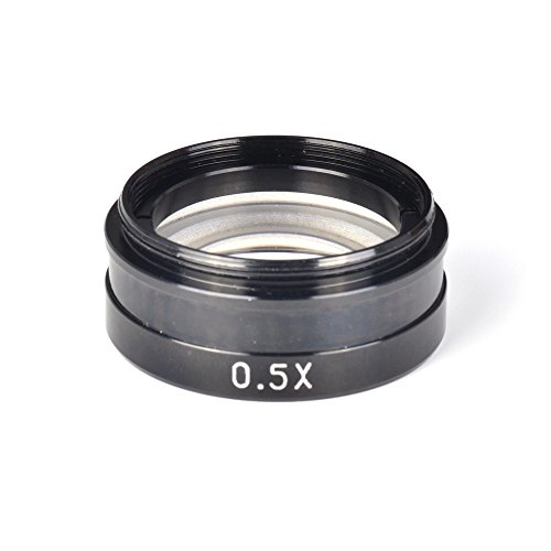 0.5X Stereo Microscope Auxiliary Barlow Lens Big Attachment Objective Lens #TOP1