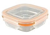 Mighty Hippo Square Stainless Steel Snack Container - Leak Proof / Dishwasher Safe / Reusable / Food Safe / Lunch Box / Adult and Kid Friendly / Metal / BPA Free
