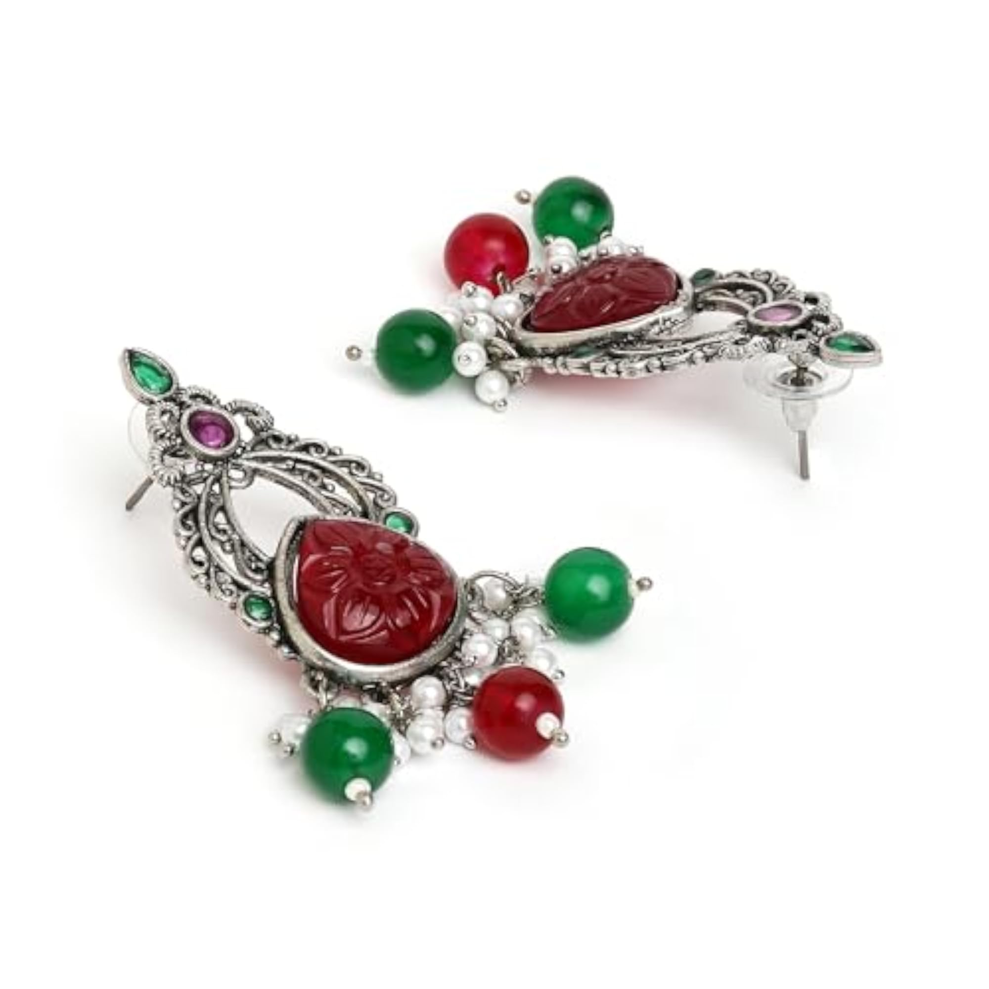 Chandbali Ethnic Earrings - Trendy Design