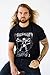 Camiseta con Guitarra Electrica DA Vinci Rock Hombre Negro XXXL