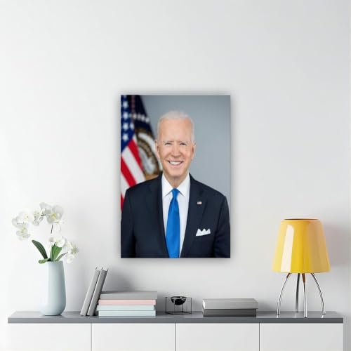Impression sur toile Joseph Biden pour décorer un cabinet - 6