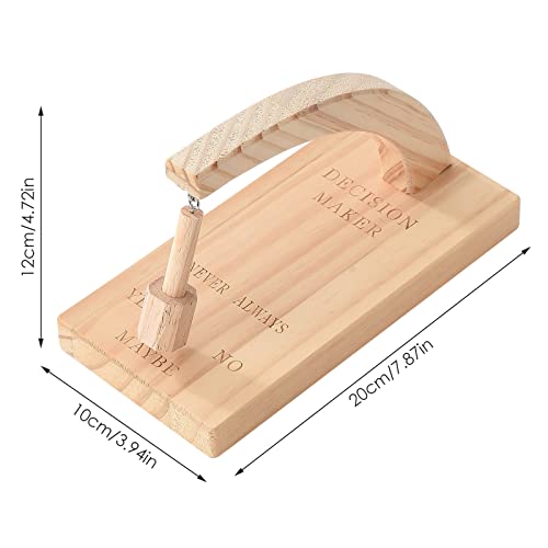 Topiky Decision Maker, Creative Magnetic Decision Maker, Wooden Oscillating Magnetic Selector - Image 3