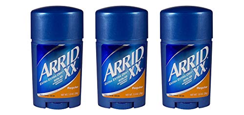 Arrid XX Regular Solid Extra Extra Dry Antiperspirant Deodorant 1 Ounce (Pack Of 3)