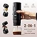 2 in 1 Portable Electric Coffee Maker None Self-heating, 20-Bar Portable Espresso Maker Rechargable, Travel Coffee Maker for Car, Camping, Office, Compatible with Coffee Powder and Nespresso Capsule